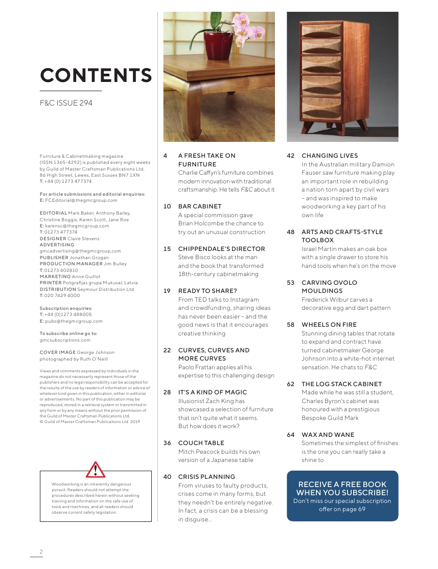 Furniture & Cabinetmaking 294 2020-08